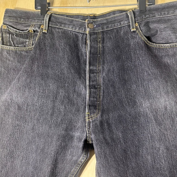 Levis 501XX Black Jeans Men’s 40X32 - Picture 3 of 8